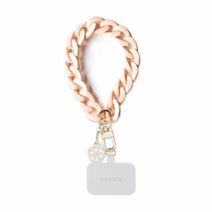 GUESS hand strap GUOUCBMC4MP (Large Chain Acrylic 4G Charms) roosa