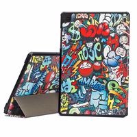 Ümbris Reach Smart Leather Samsung X110/X115 Tab A9 8.7/X130/X135 Tab A11 8.7 graffiti