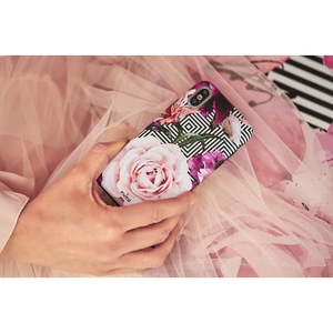 Puro Glam Geo Flowers Pink Peonies ümbris seadmele iPhone XS Max