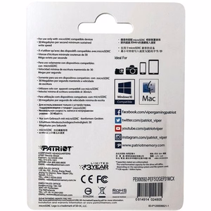 Patriot Memory PEF512GEP31MCX mälukaart 512 GB MicroSDXC Class 10