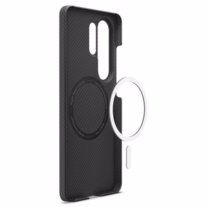 Spigen AirSkin Aramid Mag MagSafe ümbris Samsung Galaxy S26 Ultra jaoks - must