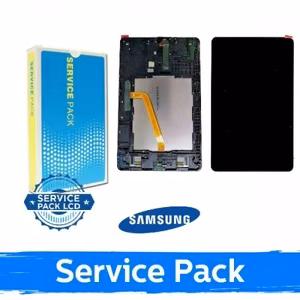 LCD Ekraan ühilduv Samsung T590 / T595 Tab A 10.5'' must raamiga (Teeninduspakett)