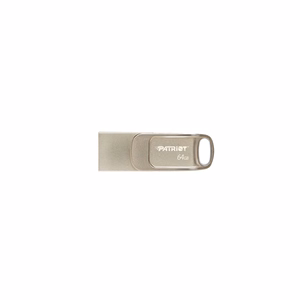 Patriot Memory Tab T560 64GB USB flash drive Dual USB 120MB/s (PS64GT560DS5D) hõbedane