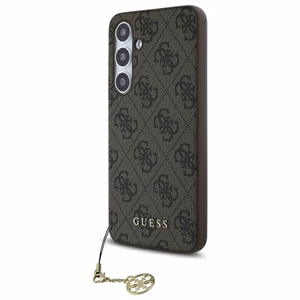 Guess GUHCS24FEGF4GBR S24 FE S721 brown/brown hardcase 4G Charms Collection