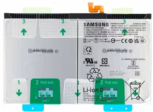 Originaalne aku Samsung Tab S10 FE+/S10+ X620/X626/X820/X826 EB-BX828ABE 10090mAh (service pack)