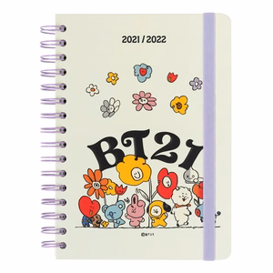 BT21 2021/2022. õppeaasta kalender, valge