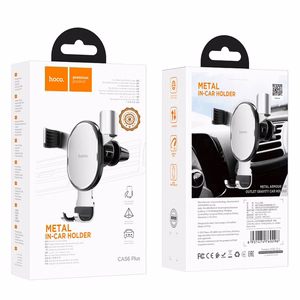 Gravity car phone Hoidja Hoco air vent CA56 PLUS hõbedane metallic