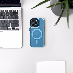 Magnetic Collection MagSafe ümbris jaoks iPhone 16 Plus - light sinine