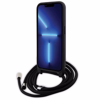 Karl Lagerfeld Crossbody Saffiano Monogram Metal Pin Karl & Choupette Ümbris jaoks iPhone 15 Pro - must