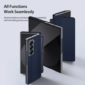 DUX DUCIS чехол BRIL с держателем для стилуса для SAMSUNG Z Fold SE/W25 синий