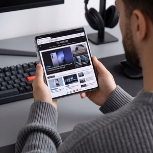 Tech-Protect FlexAir Hybrid MagSafe ümbris Samsung Galaxy Z Fold 8 jaoks, läbipaistev