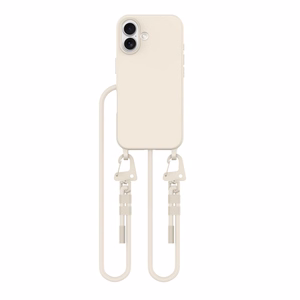 Tech-Protect MagNecklace MagSafe Ümbris with Lanyard jaoks iPhone 16 - Beige