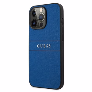 Guess GUHCP13LPSASBBL iPhone 13 Pro / 13 6.1" sinine/sinine Saffiano rihma