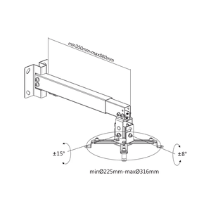 Projektorite seinakinnitus