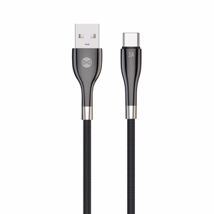 Forever Sleek kaabel USB - USB-C 1,0 m 3A must