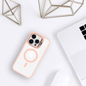 Tel Protect Kickstand Magsafe Ümbris jaoks Iphone 14 Pro Max light roosa