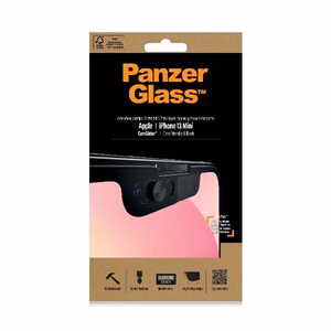 PanzerGlass E2E Microfracture karastatud klaas iPhone 13 Mini CamSlider antibakteriaalne must