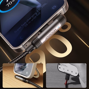 Joyroom S-A56 EnjoyX Series 90° USB-C - USB-C kaabel 60W 1.2m - must