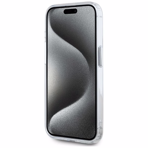 Karl Lagerfeld IML Metal Karl Head MagSafe Ümbris jaoks iPhone 15 Pro valge
