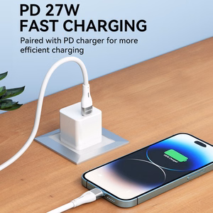 Wozinsky WSTCL1 кабель Lightning USB-C PD 27W 1м - белый