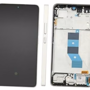 LCD ekraan Xiaomi Poco M7 Pro 5G puuteekraaniga koos raamiga hõbedane originaal (service pack)