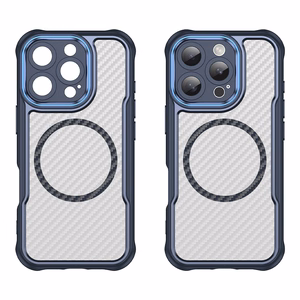 Силиконовый чехол Leading Series MagSafe для iPhone 16 Pro - синий