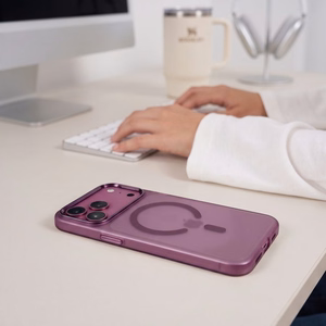 Tech-Protect MagZero MagSafe ümbris iPhone 17 Pro / 18 Pro – matt bordoopunane