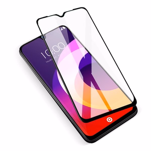 5D Full Glue Ceramic keraamiline ekraanikaitse iPhone 15 Pro, must