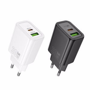 Laadija Hoco N63 30W GaN USB-C/USB-A must