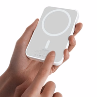 Powerbank Dudao K26S 5000mAh 20W USB-A / USB-C / MagSafe - valge