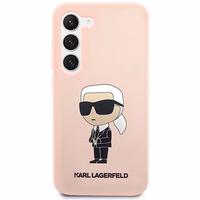 Karl Lagerfeld KLHCS23SSNIKBCP S23 S911 hardcase roosa/roosa Silicone Ikonik