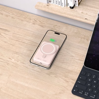 Tech-Protect LifeMag PB11 Powerbank MagSafe 10000mAh 15W USB-C port - roosa + USB-C kaabel