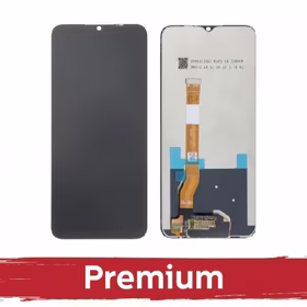 LCD Ekraan Ühildub Realme C35 / Narzo 50A Prime (4G) Must OEM