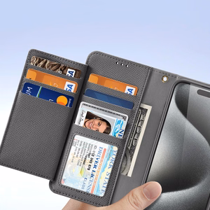 Dux Ducis Lawa Leather Ümbris jaoks iPhone 15 Pro Max - Hall