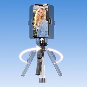 Selfipulk Orico SPM190 1/4 tolli statiiv telefoni kaamerale 360 kraadi pööramisega Bluetooth 5.2 - must