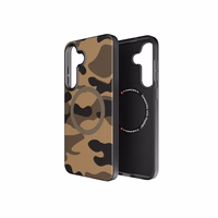 Ümbris jaoks Samsung S25 PLUS Forcell F-Protect Levels Dual Layer 4D technology compatible with Magsafe Military Drop-Test desert camo