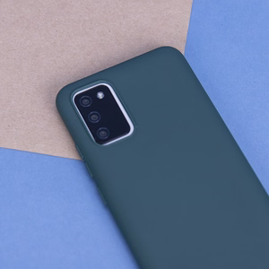 Matt TPU ümbris for Samsung Galaxy A37 5G forest roheline