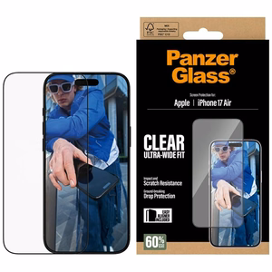 PanzerGlass Ultra-Wide Fit EasyAligner Karastatud klaas jaoks iPhone Air