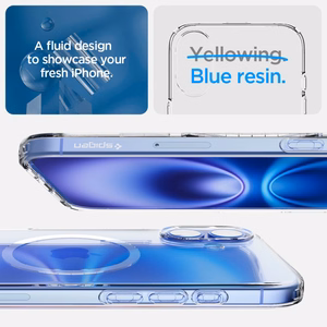 SPIGEN ümbris LIQUID CRYSTAL MAG compatible with MagSafe do IPHONE 16 clear