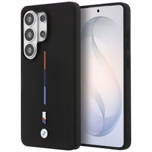 BMW M Silikoonist Tricolor Line MagSafe Ümbris Samsung Galaxy S26 Ultra - must