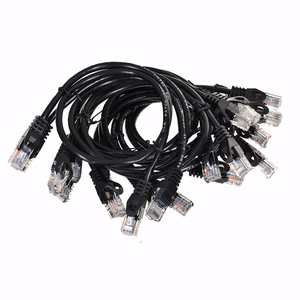 Lanberg PCU5-20CC-0025-BK võrgukaabel must 0.25 m Cat5e U/UTP (UTP)