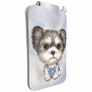 Nimmy New Big-Eye Cute Pets 2.0 Dog MagSafe magnetiline telefoni kaarditasku koos toega – hall