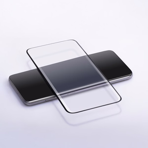 Закалённое стекло 5D для Motorola Edge 30 Ultra чёрная рамка