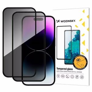 Wozinsky Privacy Glass karastatud klaas iPhone 17 Airile, 2 tk komplekt