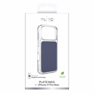 Puro Plate Mag ümbris iPhone 17 Pro Max ühilduv MagSafe-ga - sinine