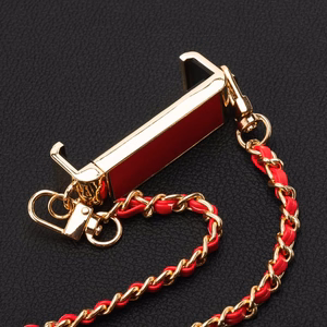 Chain / Rope with Hoidja GLAMOUR fit all models 80mm max width punane