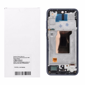 REWA OLED LCD-ekraan raamiga SAMSUNG A35 jaoks, must