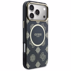 Guess IML Peony Dot MagSafe Ümbris for iPhone 17 Pro Max - must