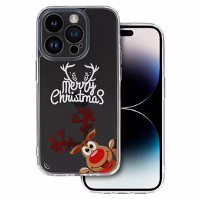 TEL PROTECT Christmas Ümbris jaoks Iphone 13 Pro Max Design 1 Clear