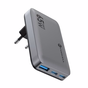 Phone Laadija Forcell F-Energy Ultra Slim GaN III 2 x USB C + USB A QC4.0 PD 4A 65W VT-47 hall 0INT